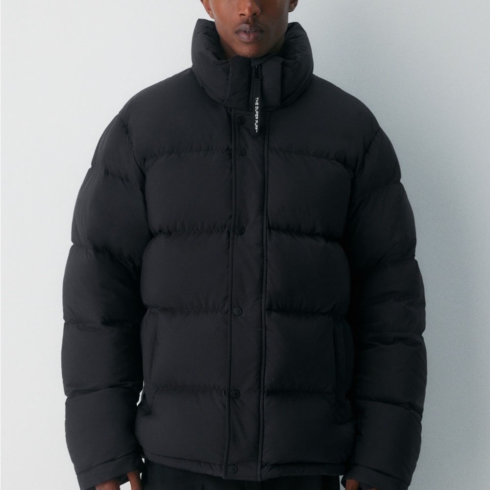 Men's Superpuff Jacket NWOT in black